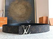 Louis Vuitton Monogram Initiales Belt Silver-tone Metal Size 4 cm - 5