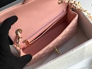Chanel Patent Leather Flap Bag Light Pink & Gold-tone Hardware 20 cm - 4