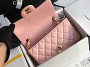 Chanel Patent Leather Flap Bag Light Pink & Gold-tone Hardware 20 cm - 3