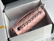 Chanel Patent Leather Flap Bag Light Pink & Silver-tone Hardware 20 cm - 4