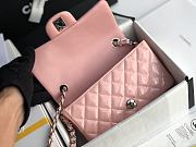 Chanel Patent Leather Flap Bag Light Pink & Silver-tone Hardware 20 cm - 2