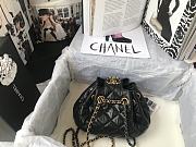 Chanel Drawstring Bag Black AS1802 Size 20 x 17 x 10 cm - 4
