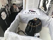 Chanel Drawstring Bag Black AS1802 Size 20 x 17 x 10 cm - 2