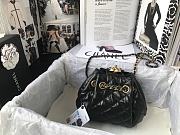 Chanel Drawstring Bag Black AS1802 Size 20 x 17 x 10 cm - 1