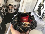 Chanel Drawstring Bag Black AS1802 Size 20 x 17 x 10 cm - 6