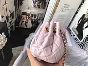 Chanel Drawstring Bag Pink AS1802 Size 20 x 17 x 10 cm - 5