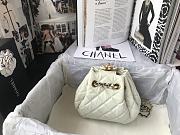 Chanel Drawstring Bag White AS1802 Size 20 x 17 x 10 cm - 1