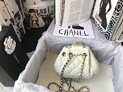 Chanel Drawstring Bag White AS1802 Size 20 x 17 x 10 cm - 4