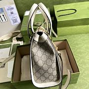 Gucci Ophidia GG Small Tote Bag White 547551 Size 32 x 21.5 x 8 cm - 3
