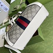 Gucci Ophidia GG Small Tote Bag White 547551 Size 32 x 21.5 x 8 cm - 6