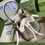 Gucci Ophidia GG Bucket Bag White 550621 Size 20.5 x 26 x 11 cm - 4