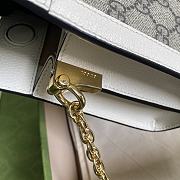 Gucci Ophidia GG Small Shoulder Bag White 503877 Size 26 x 17.5 x 8 cm - 2