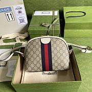 Gucci Ophidia GG Small Shoulder Bag White 499621 Size 23.5 x 19 x 8 cm - 6