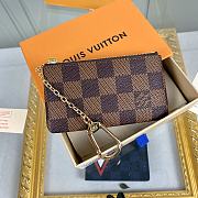 Louis Vuitton Key Pouch Damier Ebene N62658 Size 12 x 7 x 1.5 cm - 5