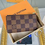 Louis Vuitton Key Pouch Damier Ebene N62658 Size 12 x 7 x 1.5 cm - 6