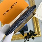 Louis Vuitton Key Pouch Damier Graphite N60155 Size 12 x 7 x 1.5 cm - 6