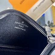 Louis Vuitton Key Pouch Damier Graphite N60155 Size 12 x 7 x 1.5 cm - 4