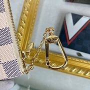 Louis Vuitton Key Pouch Damier Azur N62659 Size 12 x 7 x 1.5 cm - 4