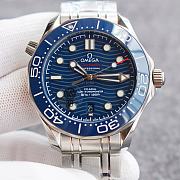 Omega Seamaster Diver 300m Co‑Axial Master Chronometer Blue 42 mm - 1