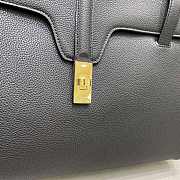 Celine Large 16 Bag Smooth Calfskin Black 194043 Size 38 x 29 x 17 cm - 2