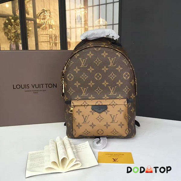 Louis Vuitton Monogram Reverse Palm Springs Backpack PM M43116  - 1