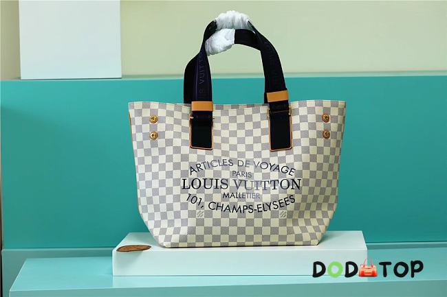 LV Damier Azur Cabas PM Tote Bag N41179 Size 31 x 28 x 15 cm - 1