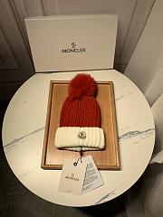 Moncler Wool Hat Red - 1