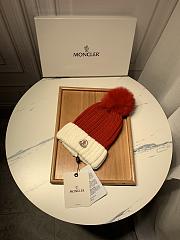 Moncler Wool Hat Red - 5