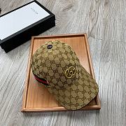 Gucci GG Supreme Beige/Ebony Hat - 4