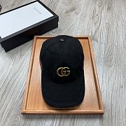 Gucci GG Supreme Black Hat - 1