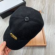 Gucci GG Supreme Black Hat - 5