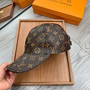 Louis Vuitton Leather Monogram Pattern Hat Brown - 4