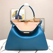 FENDI PEEKABOO ISEEU BLUE 8BN321 SIZE 33.5 x 25.5 x 13 CM - 1