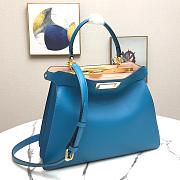 FENDI PEEKABOO ISEEU BLUE 8BN321 SIZE 33.5 x 25.5 x 13 CM - 2