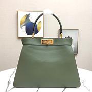 FENDI PEEKABOO ISEEU KHAKI GREEN 8BN321 SIZE 33.5 x 25.5 x 13 CM - 3