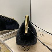 Fendi First Small Black Mink 8BP129 Size 26 x 18 x 9.5 cm - 2