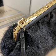 Fendi First Small Black Mink 8BP129 Size 26 x 18 x 9.5 cm - 4