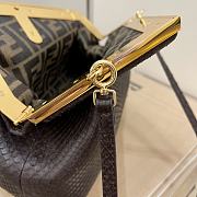 Fendi First Small Brown Python Leather 8BP129 Size 26 x 18 x 9.5 cm - 5