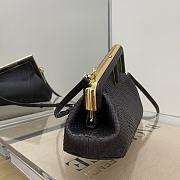 Fendi First Small Brown Python Leather 8BP129 Size 26 x 18 x 9.5 cm - 4