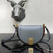 Fendi Moonlight Gray 8BT346 Size 21 x 9 x 14 cm - 1