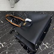 Fendi Peekaboo X-Lite Large Full Black Leather 8BH374 Size 41 x 29 x 11 cm - 4