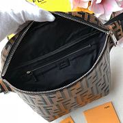 Fendi Belt Bag Brown Leather 7VA434 Size 30 x 17 x 8 cm - 4