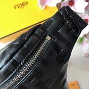 Fendi Belt Bag Black Leather 7VA434 Size 30 x 17 x 8 cm - 3