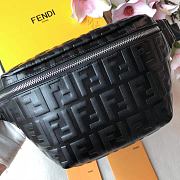 Fendi Belt Bag Black Leather 7VA434 Size 30 x 17 x 8 cm - 2