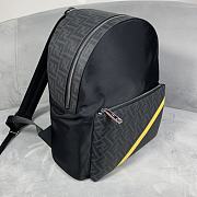 Fendi Panelled Backpack Black/Yellow Size 33 x 38 x 16 cm - 5