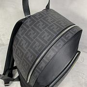 Fendi Panelled Backpack Black/Yellow Size 33 x 38 x 16 cm - 3