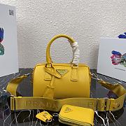 Prada Re-Edition 2005 Nylon Bag Yellow 1BB846 Size 20 x 11 x 11.5 cm - 1