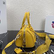 Prada Re-Edition 2005 Nylon Bag Yellow 1BB846 Size 20 x 11 x 11.5 cm - 4