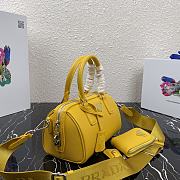 Prada Re-Edition 2005 Nylon Bag Yellow 1BB846 Size 20 x 11 x 11.5 cm - 3
