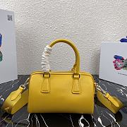 Prada Re-Edition 2005 Nylon Bag Yellow 1BB846 Size 20 x 11 x 11.5 cm - 2